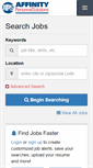 Mobile Screenshot of jobs.affinitypersonnel.com