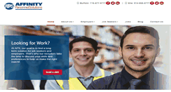 Desktop Screenshot of affinitypersonnel.com